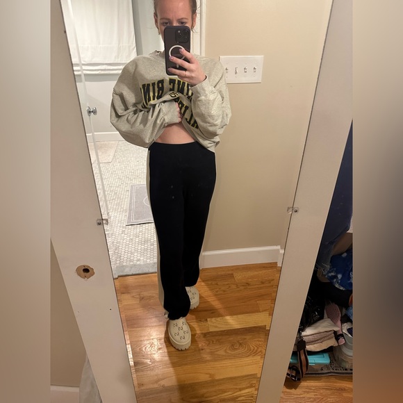 NWT Kule Nola knit sweat pant, navy, size small - Picture 7 of 14